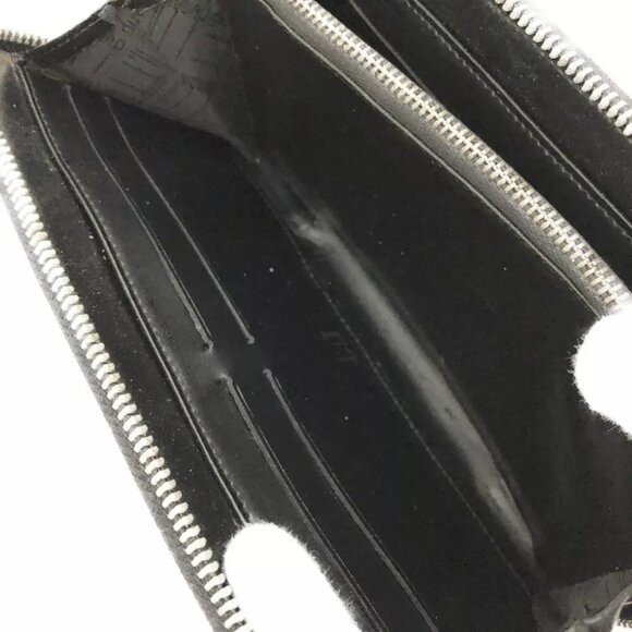 893126AF Dunhill Wallet Long Zip Around Black Canvas - Picture 6 of 9
